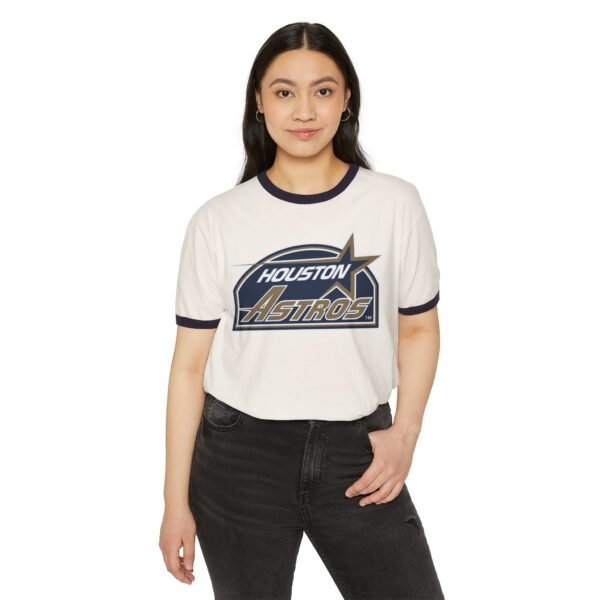 Houston Astros Unisex Cotton Ringer T-Shirt - Image 3