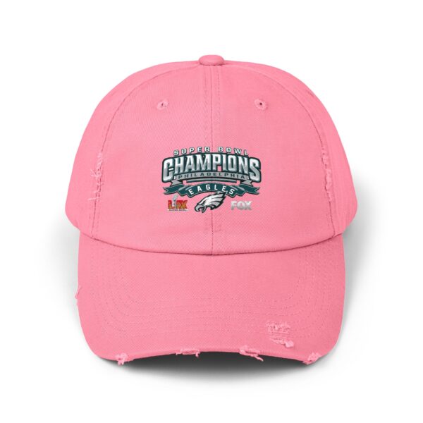 Philadelphia Eagles Super Bowl LIX Champions Unisex Distressed Cap - Image 17