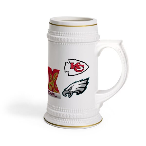 Eagles vs Chiefs 2025 Super Bowl LIX Stein Mug - Image 3