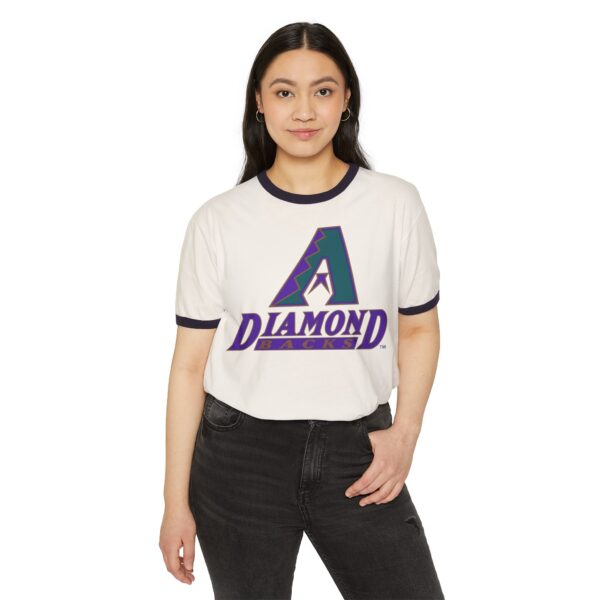 Arizona Diamondbacks Unisex Cotton Ringer T-Shirt - Image 3