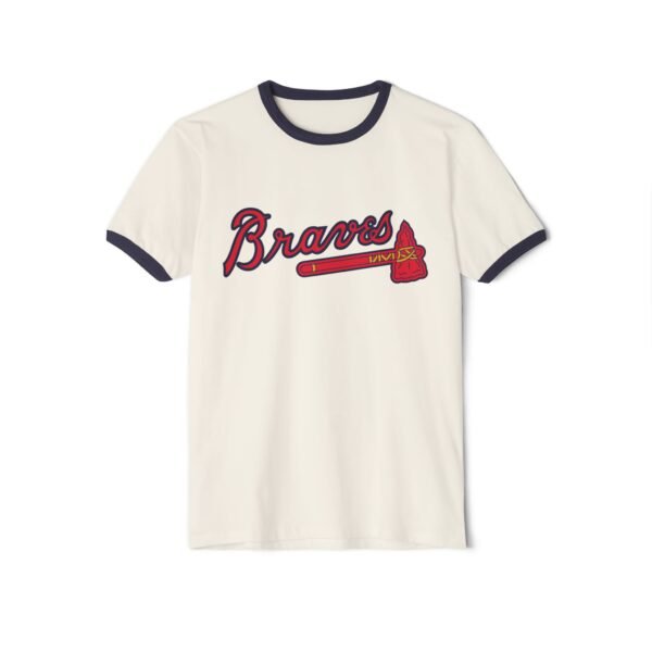Atlanta Braves Unisex Cotton Ringer T-Shirt - Image 13