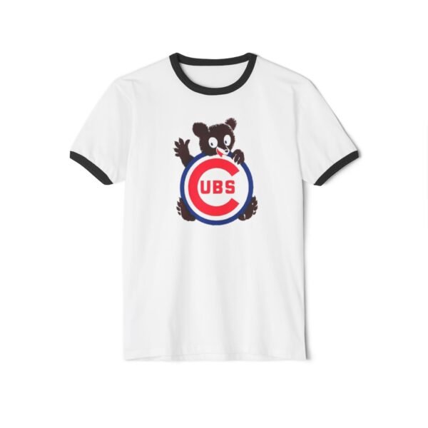 Chicago Cubs Unisex Cotton Ringer T-Shirt - Image 9