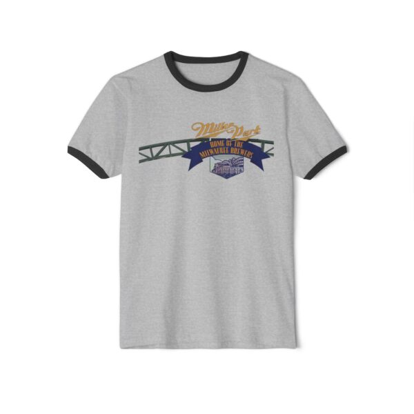 Milwaukee Brewers Miller Field Unisex Cotton Ringer T-Shirt