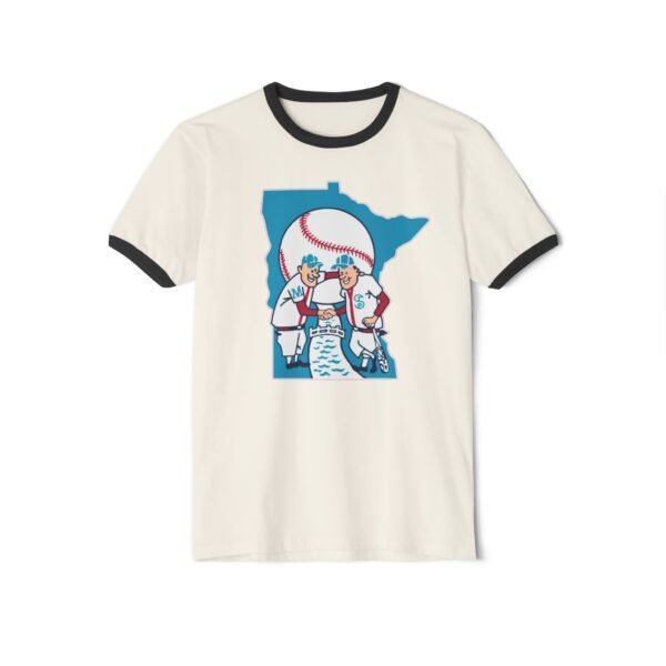 Minnesota Twins Unisex Cotton Ringer T-Shirt - Image 5