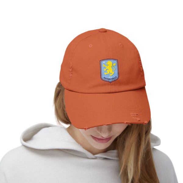 Aston Villa Unisex Distressed Cap - Image 8