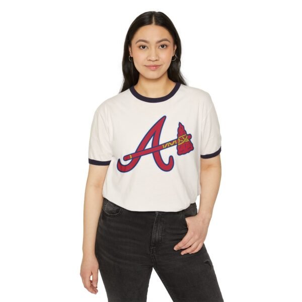 Atlanta Braves Unisex Cotton Ringer T-Shirt - Image 15