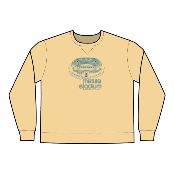 MetLife Stadium Unisex ComfortWash® Garment Dyed Crewneck Sweatshirt - Image 3