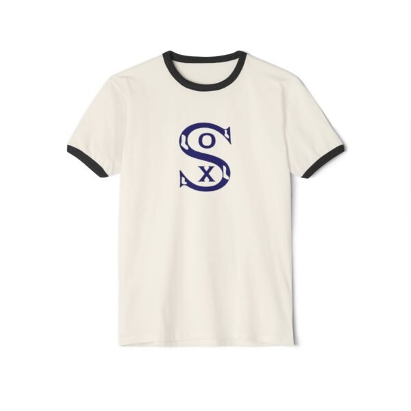 Chicago White Sox Unisex Cotton Ringer T-Shirt - Image 5