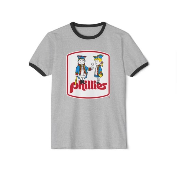 Philadelphia Phillies Unisex Cotton Ringer T-Shirt - Image 13