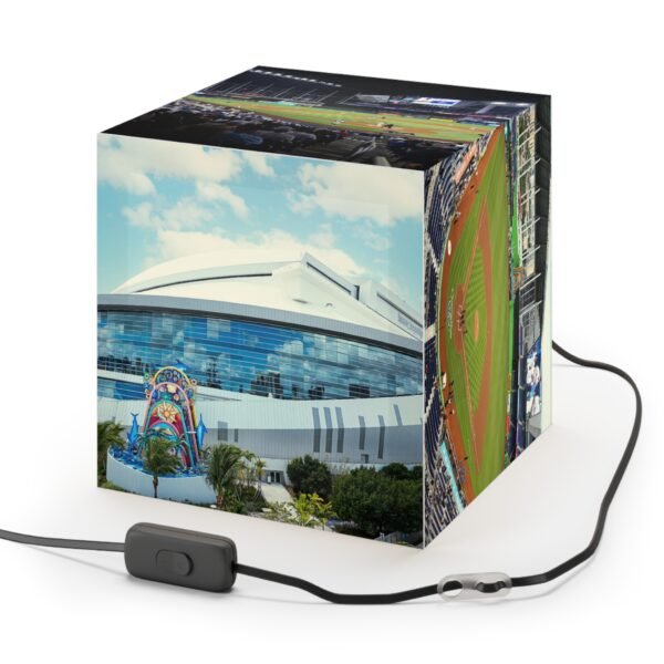 Miami Marlins loanDepot park Light Cube Lamp - Image 4