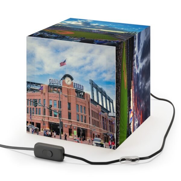 Colorado Rockies Coors Field Chase Field Light Cube Lamp - Image 4
