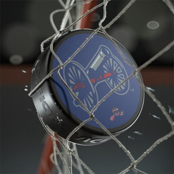 Detroit Red Wings vs Columbus Blue Jackets 2025 Stadium Series Hockey Puck - Image 3