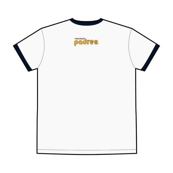 San Diego Padres Men's Staple Ringer Tee - Image 4