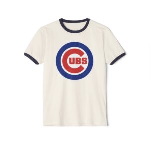 Chicago Cubs Unisex Cotton Ringer T-Shirt