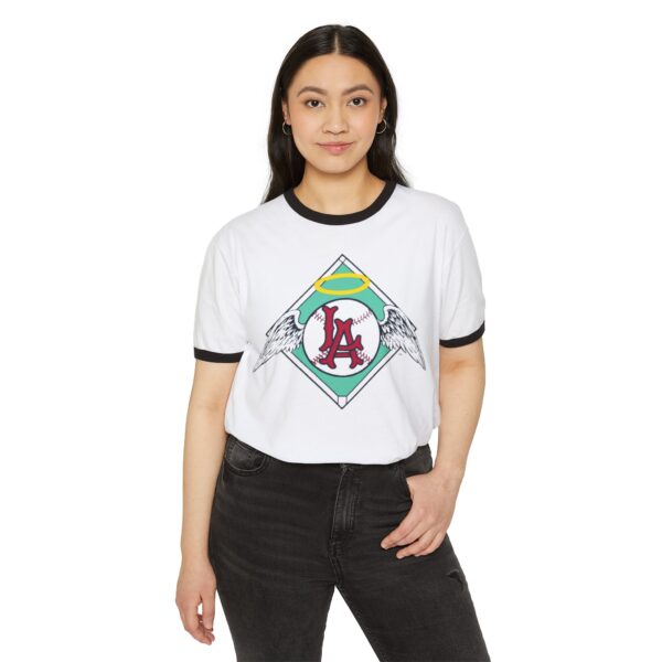 Los Angeles Angels Unisex Cotton Ringer T-Shirt - Image 11