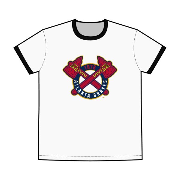 Atlanta Braves Men's Staple Ringer Tee - Image 5