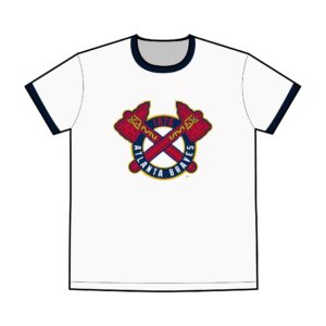 Atlanta Braves Men's Staple Ringer Tee