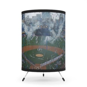 San Diego Padres Petco Park Tripod Lamp with High-Res Printed Shade, USCA plug