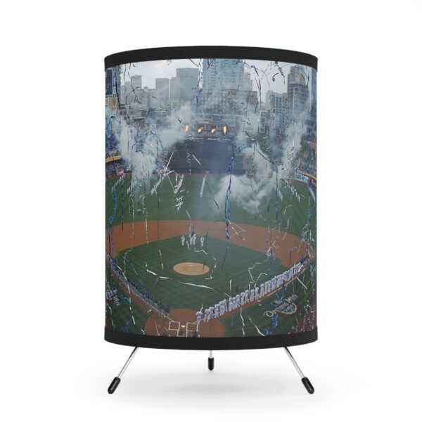 San Diego Padres Petco Park Tripod Lamp with High-Res Printed Shade, USCA plug