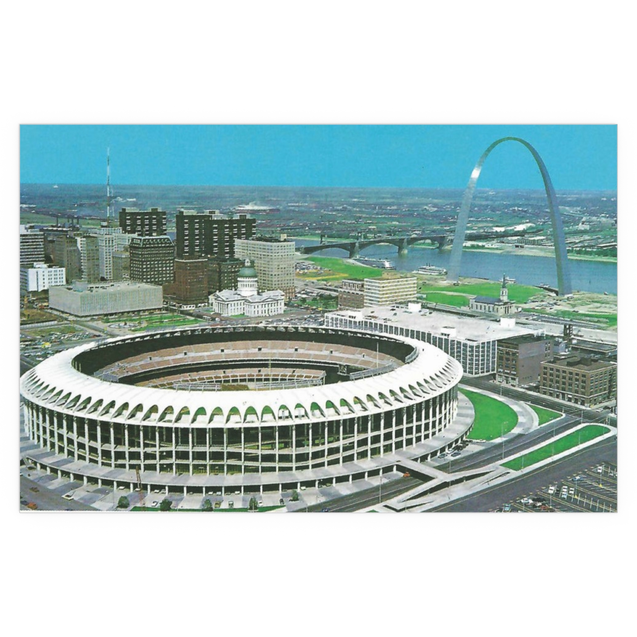 St. Louis Cardinals Busch Stadium Indoor and Outdoor Silk Posters - Image 2