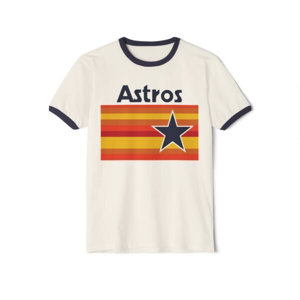 Houston Astros Unisex Cotton Ringer T-Shirt