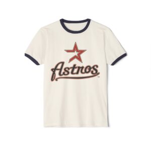 Houston Astros Unisex Cotton Ringer T-Shirt