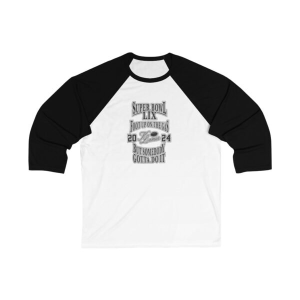 Kendrick Lamar 2025 Super Bowl LIX Halftime Show Unisex 34 Sleeve Baseball Tee - Image 3