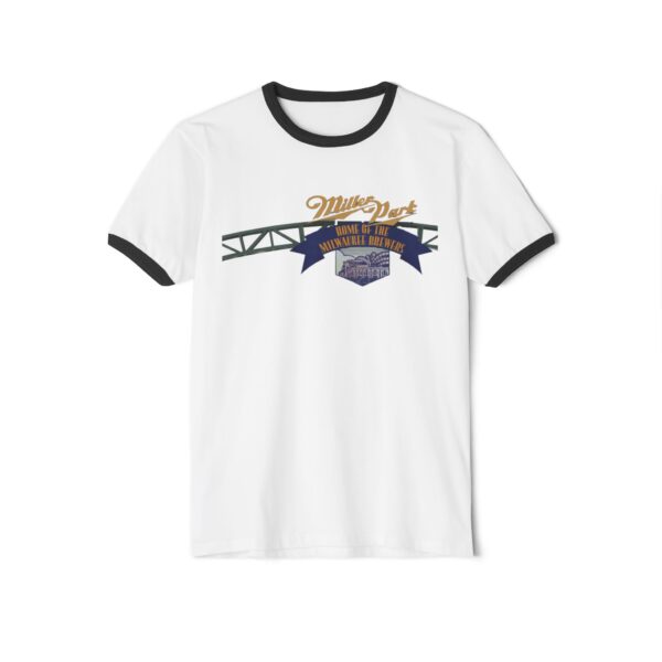 Milwaukee Brewers Miller Field Unisex Cotton Ringer T-Shirt - Image 13