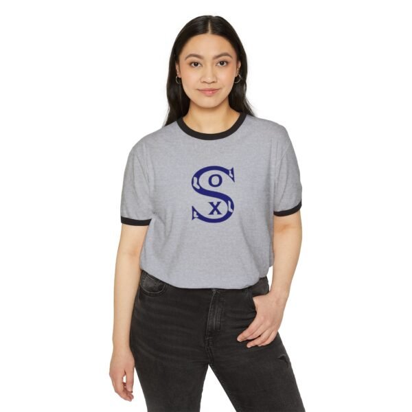 Chicago White Sox Unisex Cotton Ringer T-Shirt - Image 3