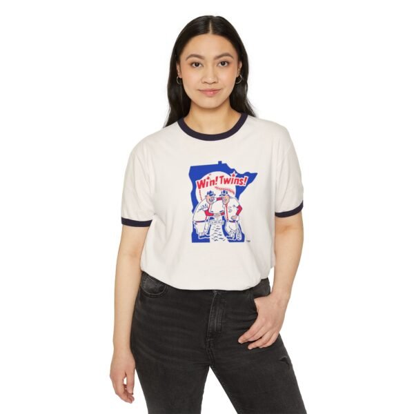 Minnesota Twins Unisex Cotton Ringer T-Shirt - Image 3
