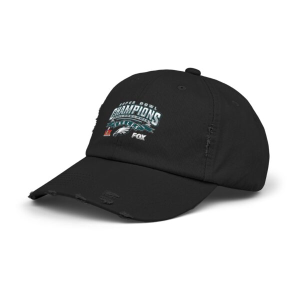 Philadelphia Eagles Super Bowl LIX Champions Unisex Distressed Cap - Image 30