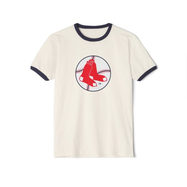 Boston Red Sox Unisex Cotton Ringer T-Shirt - Image 5