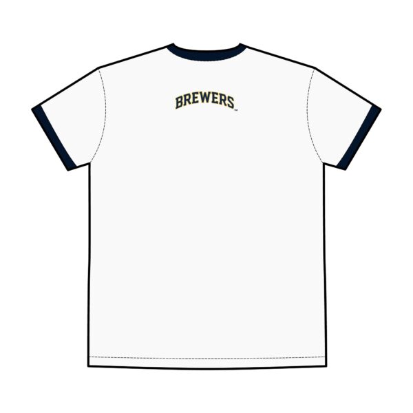 Milwaukee Brewers Men's Staple Ringer Tee - Image 4