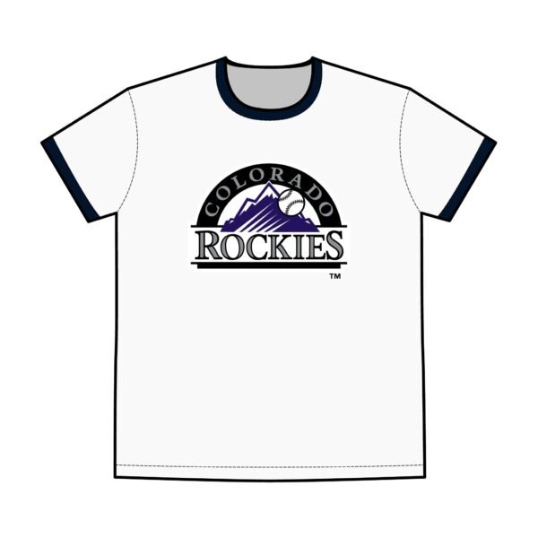 Colorado Rockies Men's Staple Ringer Tee - Image 3
