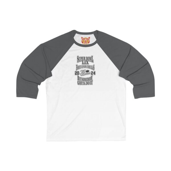 Kendrick Lamar 2025 Super Bowl LIX Halftime Show Unisex 34 Sleeve Baseball Tee - Image 3