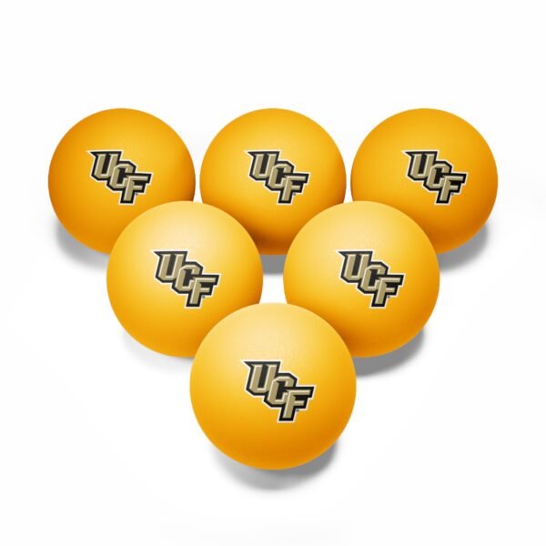 UCF Knights Ping Pong Balls, 6 pcs