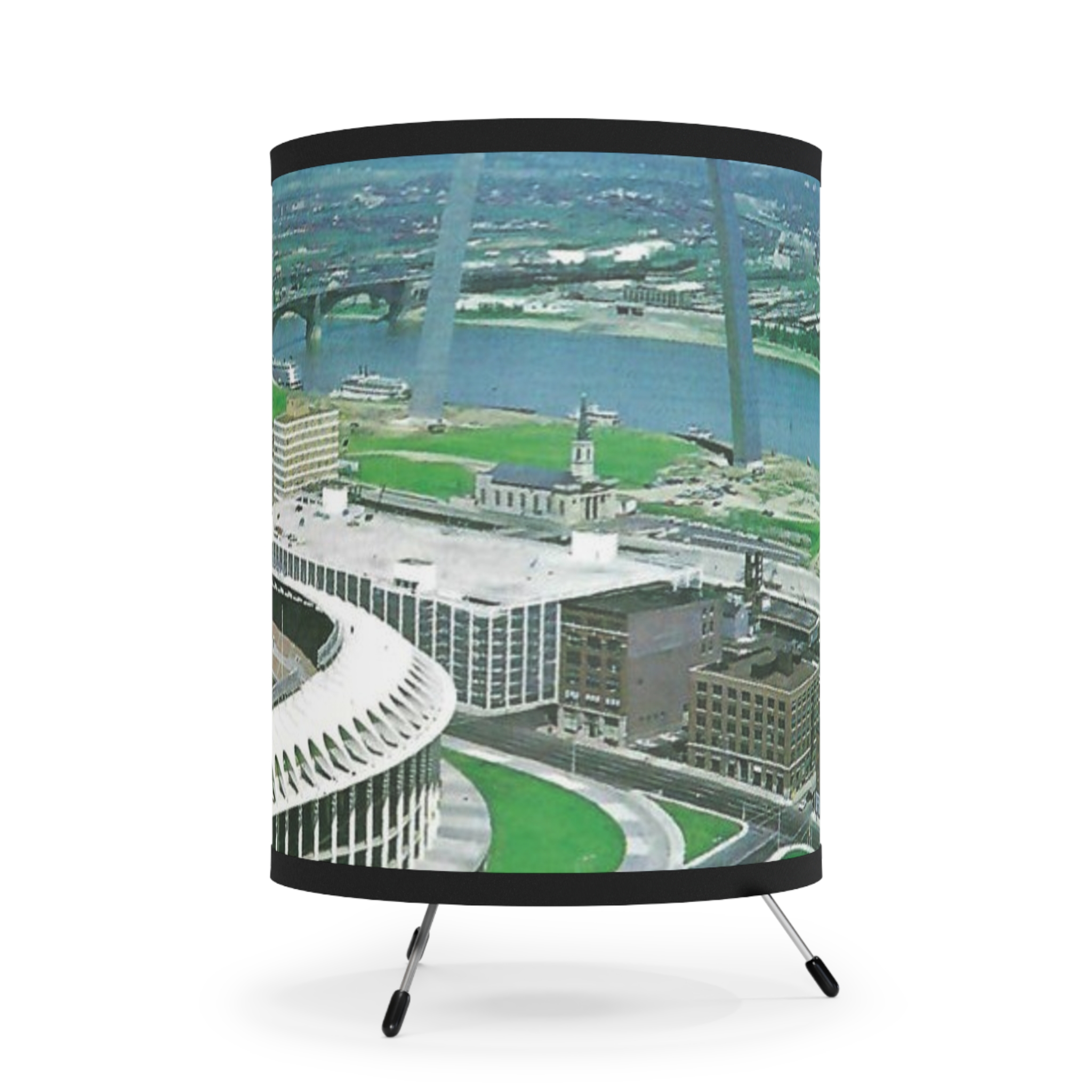 St. Louis Cardinals Busch Stadium Tripod Lamp with High-Res Printed Shade, USCA plug - Image 4