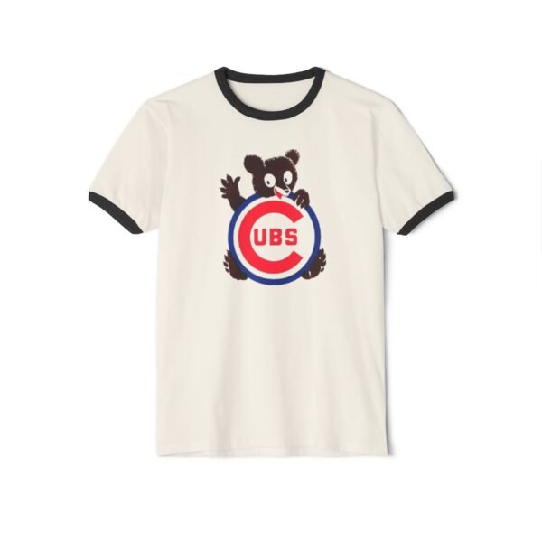 Chicago Cubs Unisex Cotton Ringer T-Shirt - Image 5