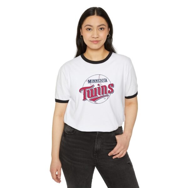 Minnesota Twins Unisex Cotton Ringer T-Shirt - Image 11