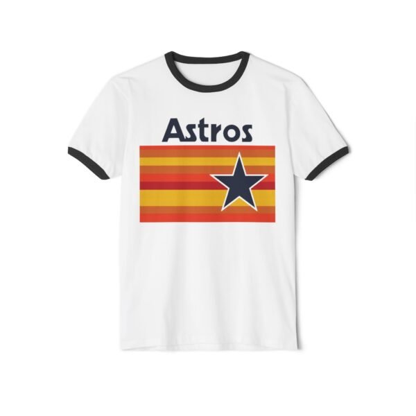 Houston Astros Unisex Cotton Ringer T-Shirt - Image 9