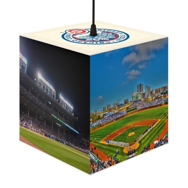 Chicago Cubs Wrigley Field Light Cube Lamp - Image 2