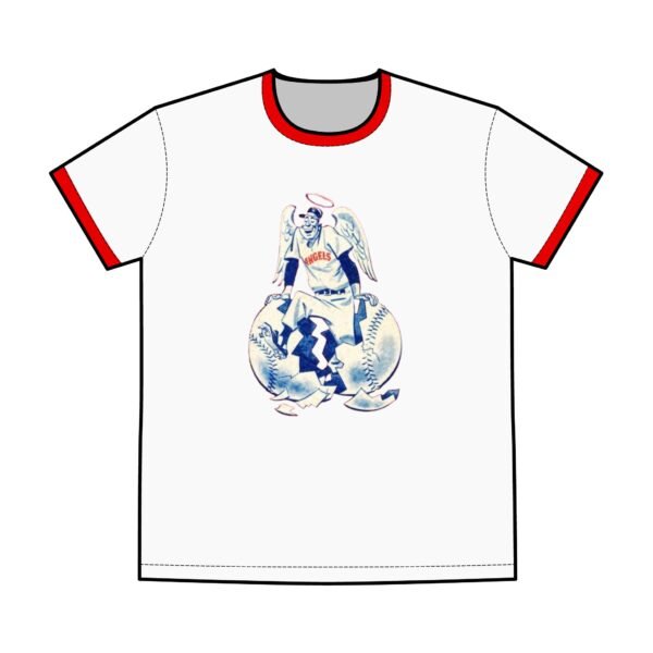 California Angels Men's Staple Ringer Tee - Image 3