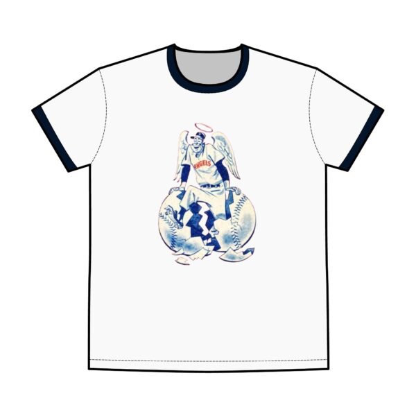 California Angels Men's Staple Ringer Tee - Image 5