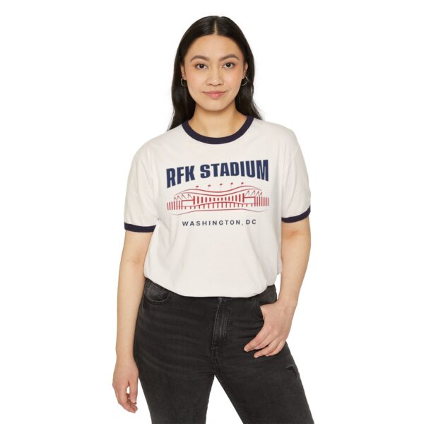 Washington Nationals RFK Stadium Unisex Cotton Ringer T-Shirt - Image 7