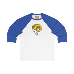 Los Angeles Rams Vintage Unisex 34 Sleeve Baseball Tee