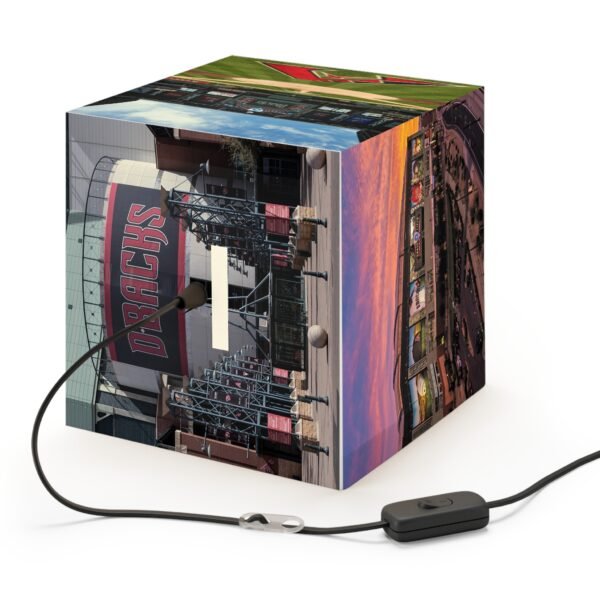 Arizona Diamondbacks Chase Field Light Cube Lamp - Image 3