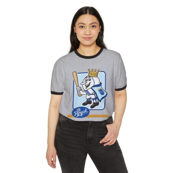 Kansas City Royals Mr. Royal Unisex Cotton Ringer T-Shirt - Image 7