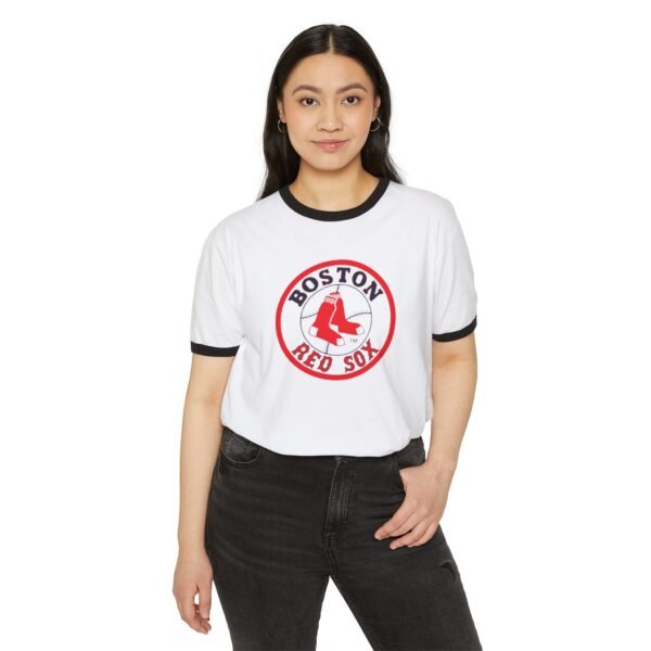 Boston Red Sox Unisex Cotton Ringer T-Shirt - Image 7