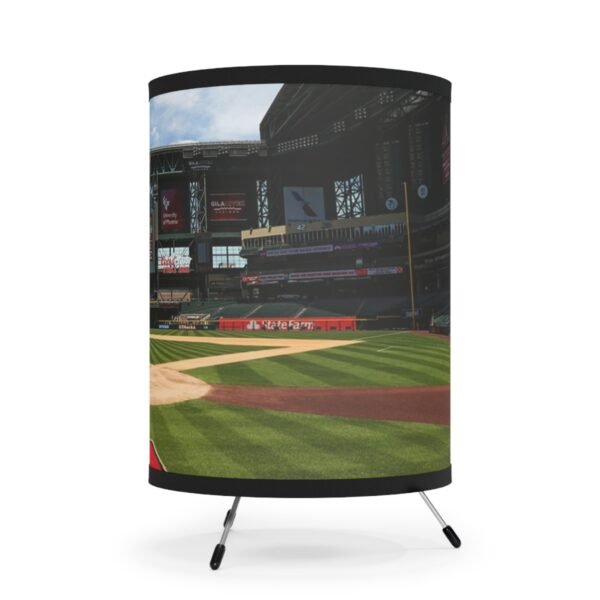 Arizona Diamondbacks Chase Field Tripod Lamp with High-Res Printed Shade, USCA plug - Image 4
