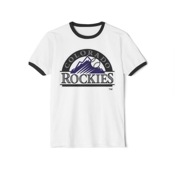 Colorado Rockies Unisex Cotton Ringer T-Shirt - Image 9